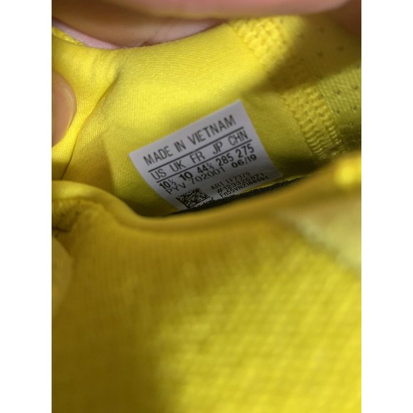 ADIDAS PHARRELL X ADIDAS SOLARHU GLIDE MEN SIZE 10.5 NEW BRIGHT YELLOW - Picture 10 of 10